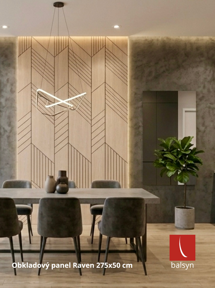 Obkladový panel Raven 275x50 cm
